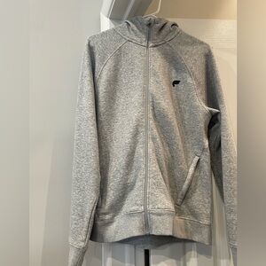 Fabletics Gray Full-Zip Hoodie